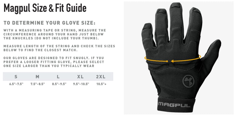 Magpul Patrol Glove 2.0 Lightweight Tactical Leather Gloves Coyote Small