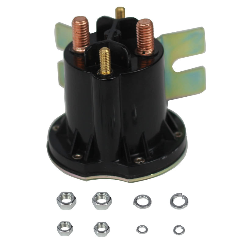 Starter Solenoid Switch Relay 4 Terminal Current 150A Max 800A Replacement for Trom-Betta 684-1251-212 684-1261-212 PowerSeal DC Contactor w/L-Bracket 684-1261-212 Solenoid