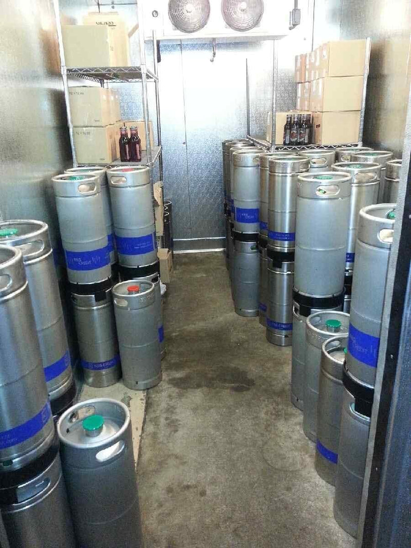 Sixtel Keg Stacker - Safely Stack One-Sixth Barrel Kegs (Torpedo-Style) with these Durable Disks Designed to Fit Sixtel Kegs. Beer Keg Stackers Will Double Your Cooler's Floor Space.