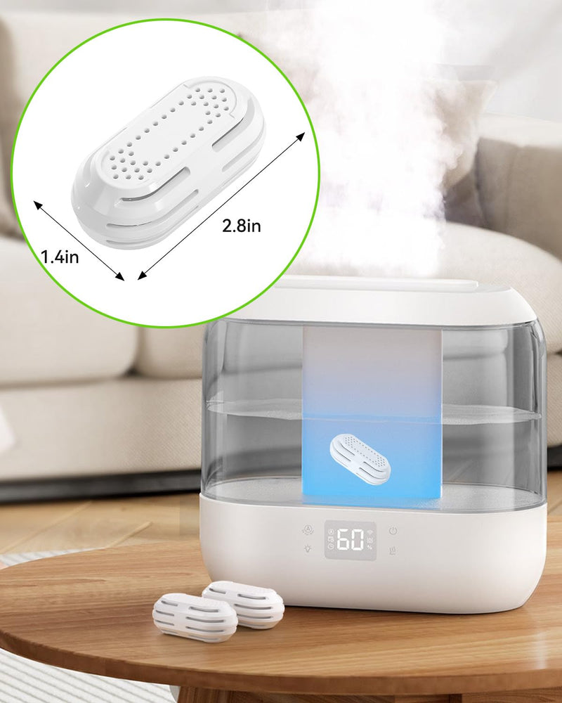 8 Pack Demineralization Cartridge Compatible with All LEVOIT Top Fill Humidifiers, Humidifier Water Cleaners, Efficiently Reduce Dust & Odor