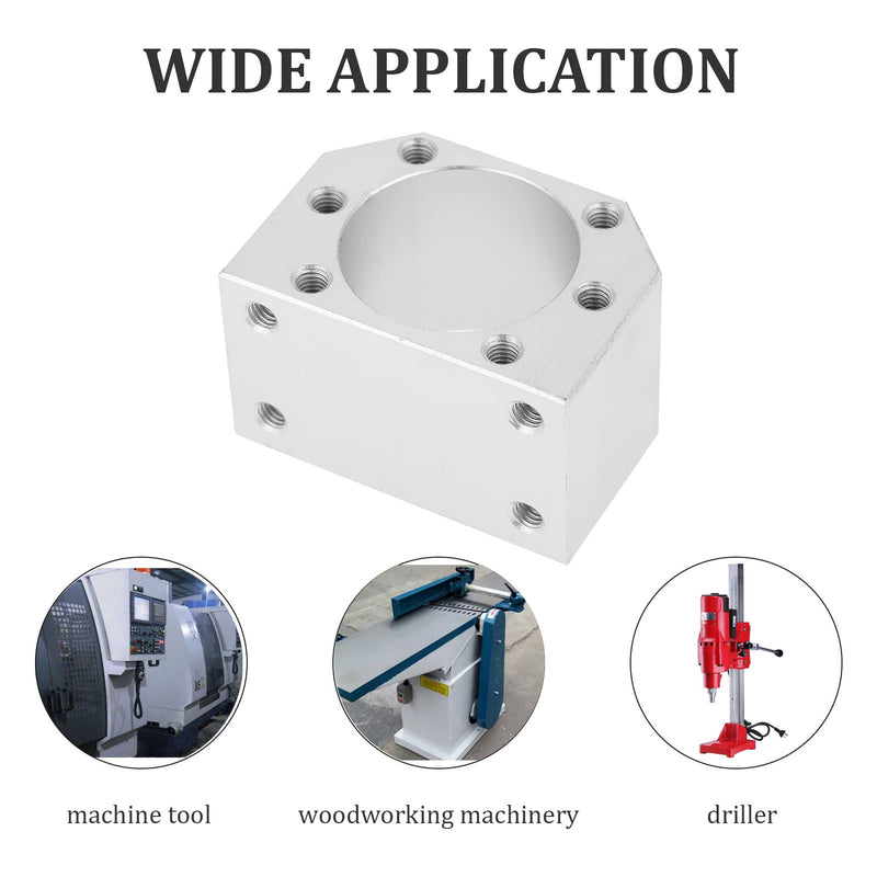 Ballscrew Nut Housing for SFU 2505 / SFU 2510, DSG25H Ball Screw Nut Housing Seat Mount Bracket Holder Base for CNC Router Milling Drilling