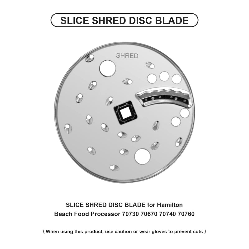 Food Processor Slice/Shred Disc Blade Replacement for Hamilton Beach 70730 70740、70670、70760