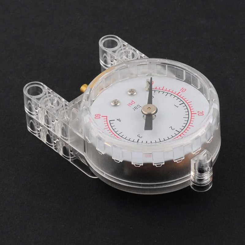 MOC Pneumatic Parts Air Pressure Gauge Barometers Compatible with Standard Building Blocks Part 1