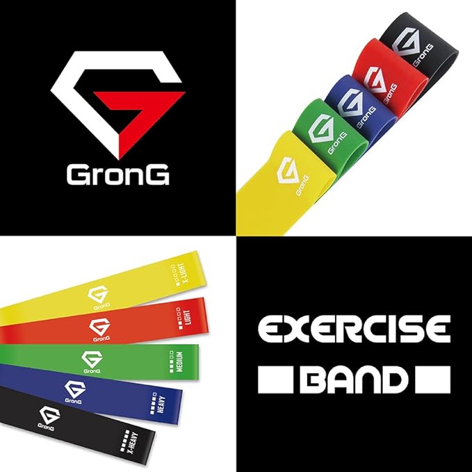 GronG Training Tube, Band Type, Outer Diameter 12.2 inches (31 cm), Set of 5, Tube Training, Muscle Training Tubes - NewNest Australia