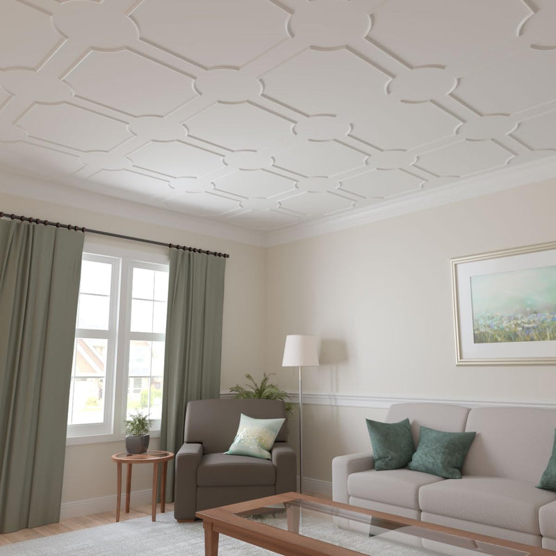 Ekena Millwork PML00X00TR-CASE-4 Traditional (4-Pack) Panel Moulding, 3/4"H x 3/8"P x 94"L, Primed