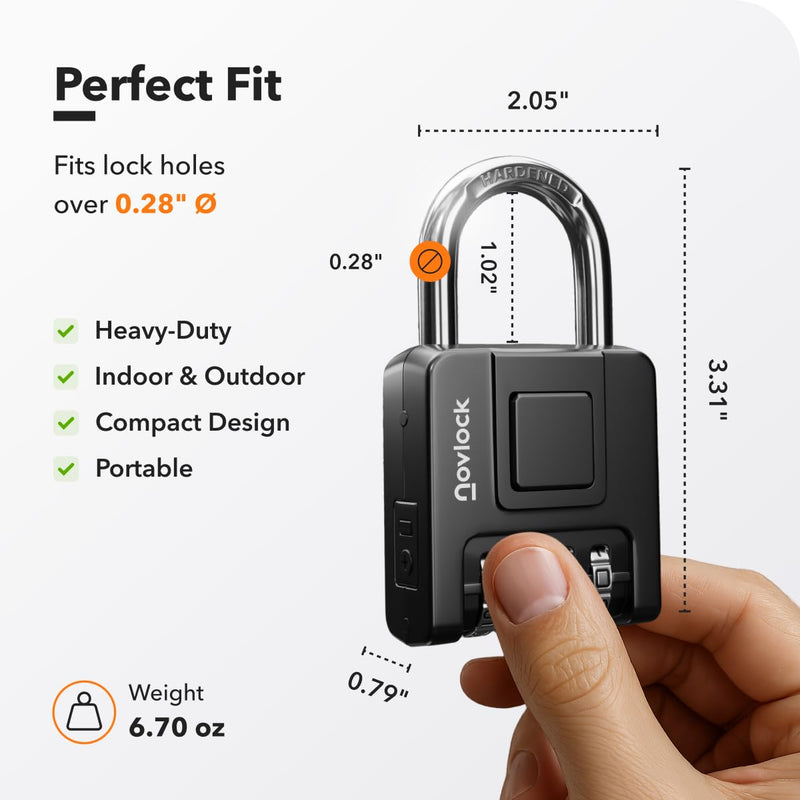Combination Locks for Outdoor & Indoor | Heavy Duty, Weatherproof, 4-Digit Security | Padlock for Lockers, Gates, Fences, Sheds, Storage | 4-Pack, Black