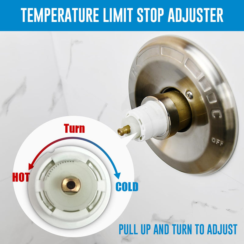 RP19804 Shower Cartridge Compatible with Delta 1300/1400 Series, Shower Faucet Parts Replacement Pressure Balance Cartridge for Delta Monitor Valves 1993-2007（Include RP22734 Bonnet Nut）