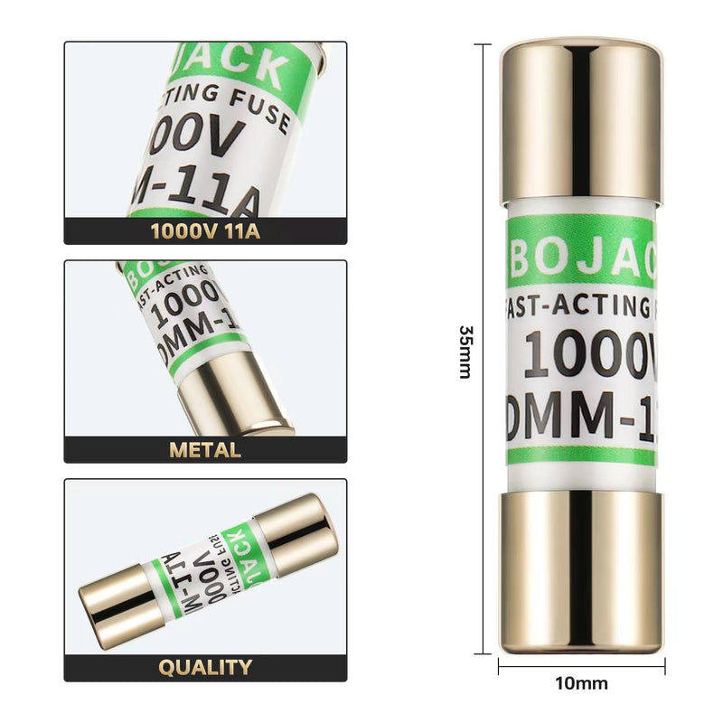 BOJACK DMM-11A (DMM11) 1000V Multimeter Fuse Replace Acting Fuse (Pack of 5)