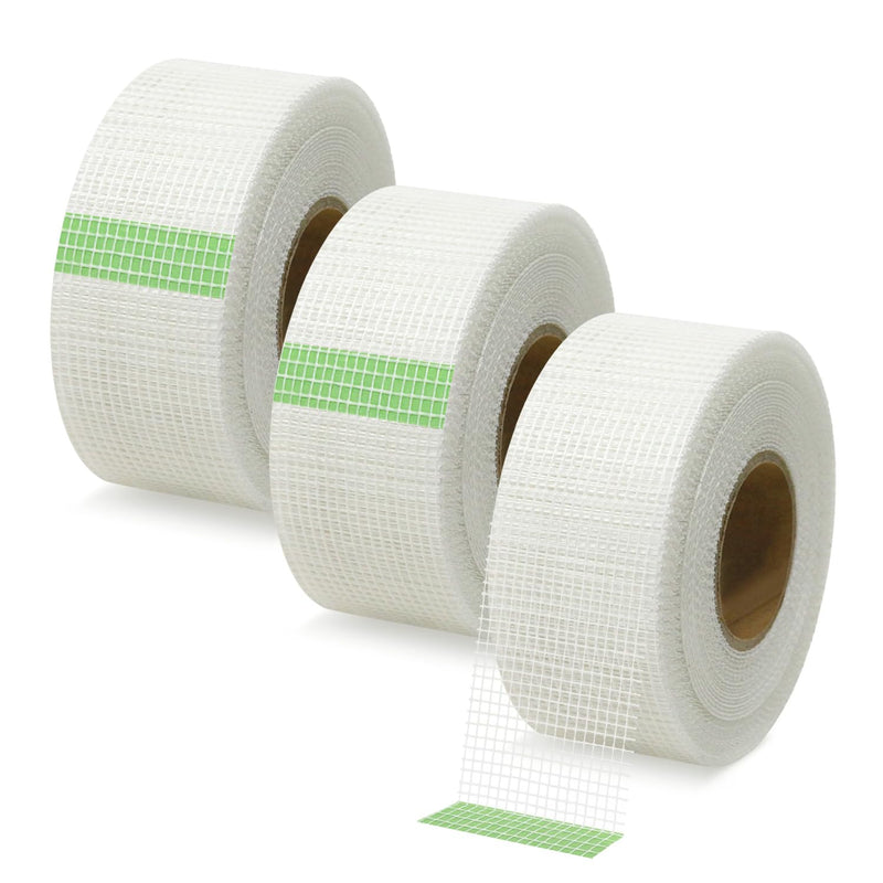 QILIMA Drywall Joint Tape 2 Inch x 148 Feet- Heavy-Duty Self-Adhesive Fiberglass Mesh Tape for Drywall Repair, Joint Taping, Crack Fixing(6 Rolls) 2Inch x 148 Feet 6
