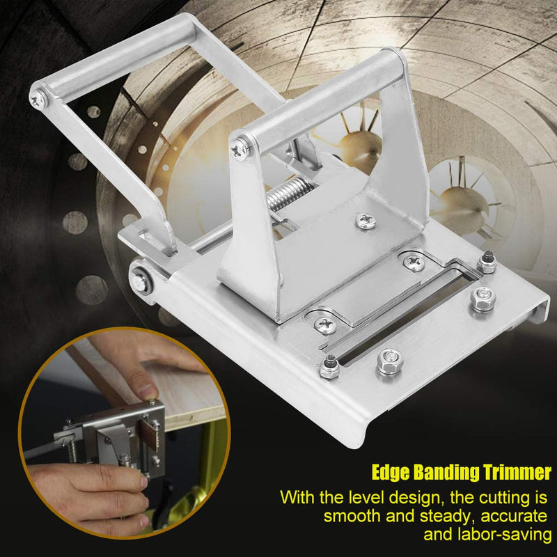 KUIDAMOS Portable End Cutter, Stainless Steel Banding Trimmer, Straight & Round Cut, 2 Flute, 83mm, 2.8in Shank, Cutter