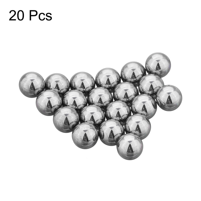 uxcell 20pcs Tungsten Steel Bearing Balls 1/4 inch Tungsten Carbide Precision Ball, G5 Grade 1/4" 20