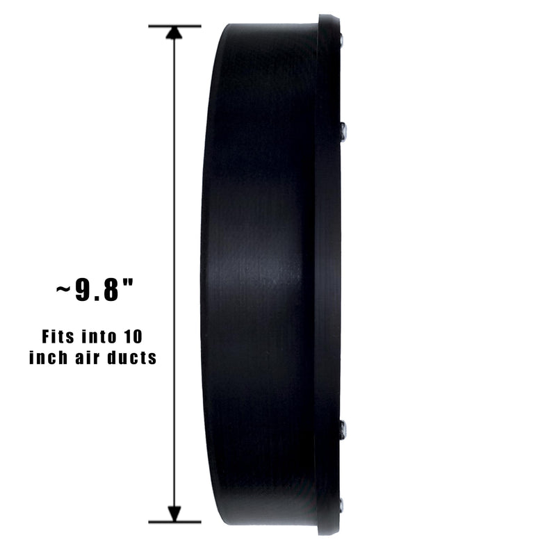 10 inch Air Duct Screen with Replaceable Carbon Filter 10.1" x 10.1" x 2.1"