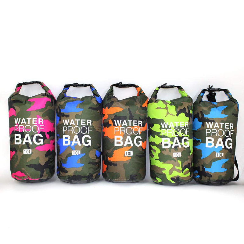 Waterproof Dry Bag 2L/5L/10L/15L/20L/30L, Roll Top Sack Keeps Gear Dry for Kayaking, Rafting, Boating, Swimming, Camping, Hiking, Beach, Fishing with Free Waterproof Phone Case (Dark Blue, 15L)