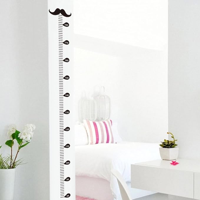 NUOLUX Height Scale Sticker Growth Chart Children Height Scale Animal Wall Sticker 80-180cm Kindergarten Children - NewNest Australia