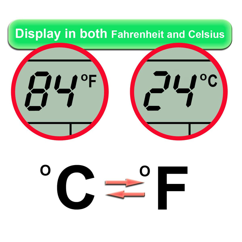 Replacement Mitsubishi Electric Mr Slim Air Conditioner Remote Control E02268426 MS09NW MS12NN MS15NN MS17NN Display in Fahrenheit and Celsius -U