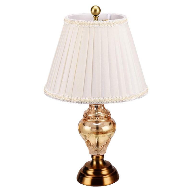 Canomo 10 Inch Antique Lamp Harp Lamp Shade Holder with Light Base and Separable Ball Lamp Finial for Table and Floor Lamps (Antique Brass) Antique brass-1 Pack