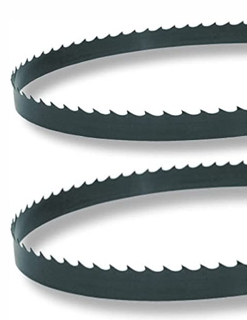 2 Pack - 99.75 X 1/4 X 6 TPI Flex Back Bandsaw Blades - Made in USA - Designed to Cut Wood, Plastic, Cork, Composition Board, Non-Ferrous Metal, Low Alloy Steel