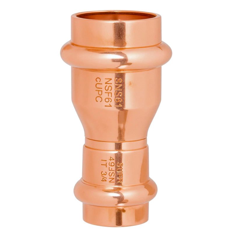 WHK 10 PKS 3/4" x 1/2" Pro Press Copper Reducing Coupling Adater Fittings