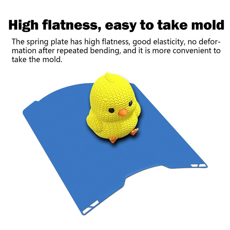 H2D/H2S Cool Build Plate No Heating No Glue for Bambu Lab H2D/H2S 355x346.5mm, 3D Printer Textured Cold PEI Double Sided Platform Surface Sheet Platform Flexible Removable Heated Bed 3D Printing Mat Blue