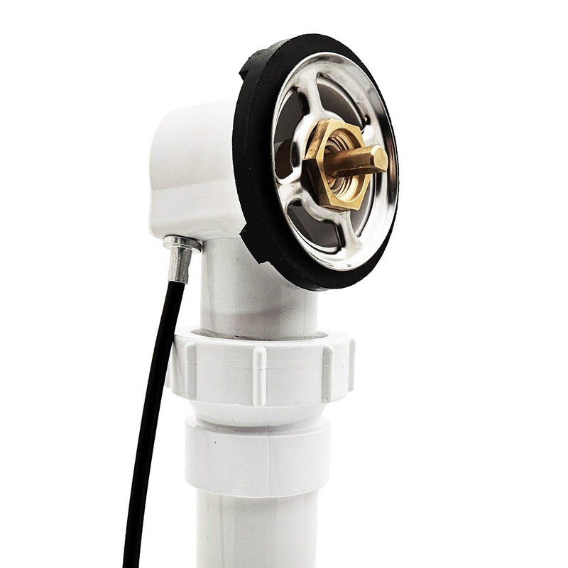 Westbrass Ball Joint Head PVC 35” Cable Rough Only, D50P35BJ-LT