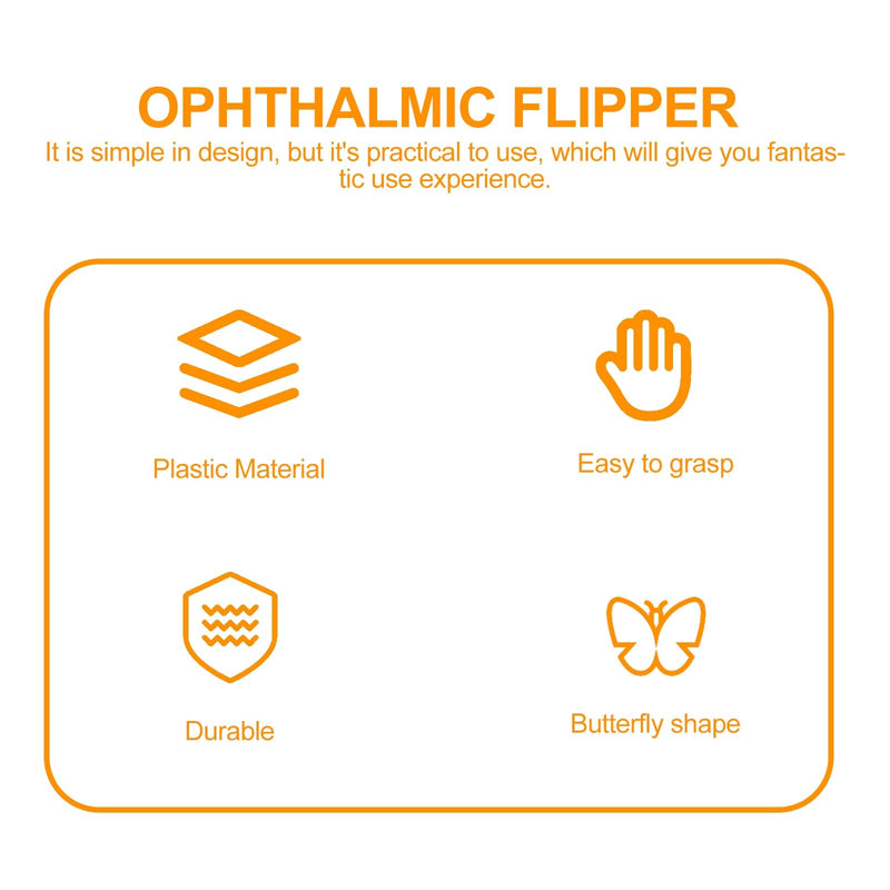 Hemoton 2pcs Glasses Accessories Optical Flipper,Optometry Plastic Flip,Chain Optometry EquipmentsVision Flipper,Flippers Optometry,Trial Lens Optometry Instrument Flip,Lens Tools for Eye Glasses