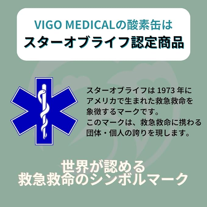 VIGO MEDICAL Oxygen Can, Made in Japan, Star of Life Certified Product, Oxygen Inhaler (2 Pack) - NewNest Australia