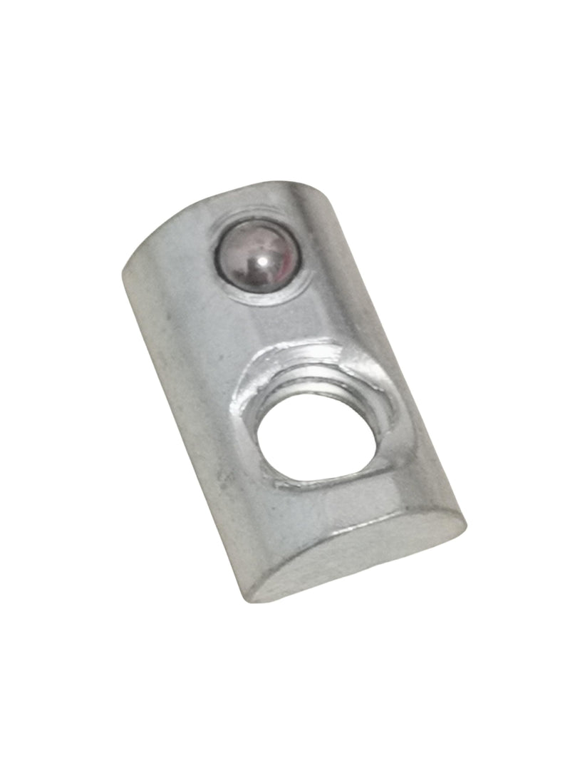 1/4-20 Steel Roll in T-nut with Ball Spring, Suitable for 1010 Series or 1.0 Inch Base Aluminum Extrusion Profile Rail (20 Packs) 20