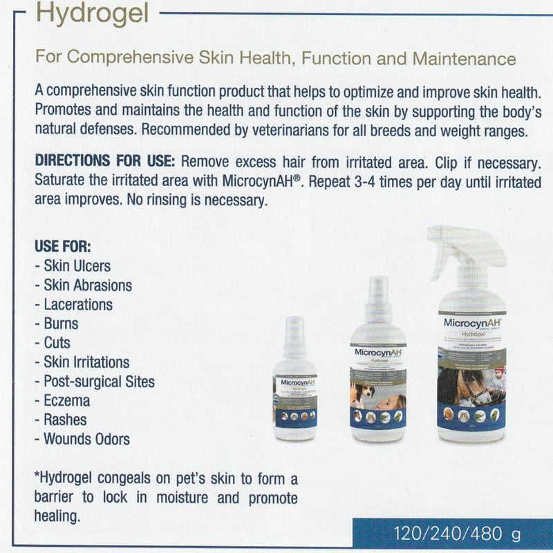 MicrocynAH Wound and Skin Care 8-Ounce - PawsPlanet Australia