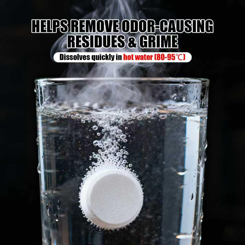 Coffee Machine Cleaning Tablets, Machine Descaler Tablets, 24PCS Coffee Machine Descaler Tablets - Plant-Based Universal Cleaner for Keurig Nespresso Delonghi, Deep Cleaning Descaling Solution (24PCS)