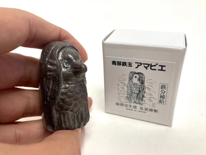 Cast Iron Ingot for Cooking, Nambu Ironware, Amabie, Made in Japan