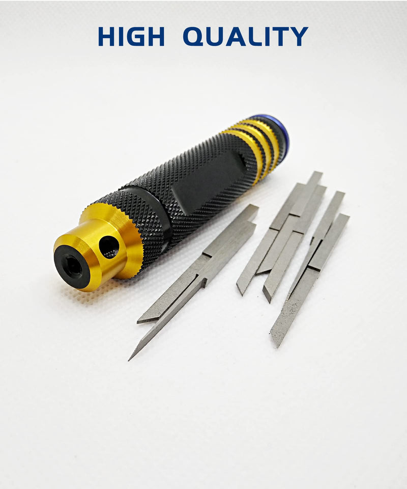 Model Chisel with 0.1/0.2/0.4/0.6/0.8/1.0/2.0mm Blade Resin Carved Scribe line Modeling Scriber