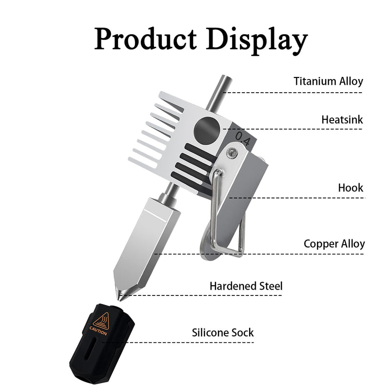 2PK 0.4mm SPARKX i7 Hotend Integrated Hardenend Steel Nozzle for Creality | 350°C Heat-Resistant All-Metal Hot End, Leak-Proof, Anti-Clog, 500mm/s High Rapid with 2PCS Silicone Cover & Nozzle Brush 2PK