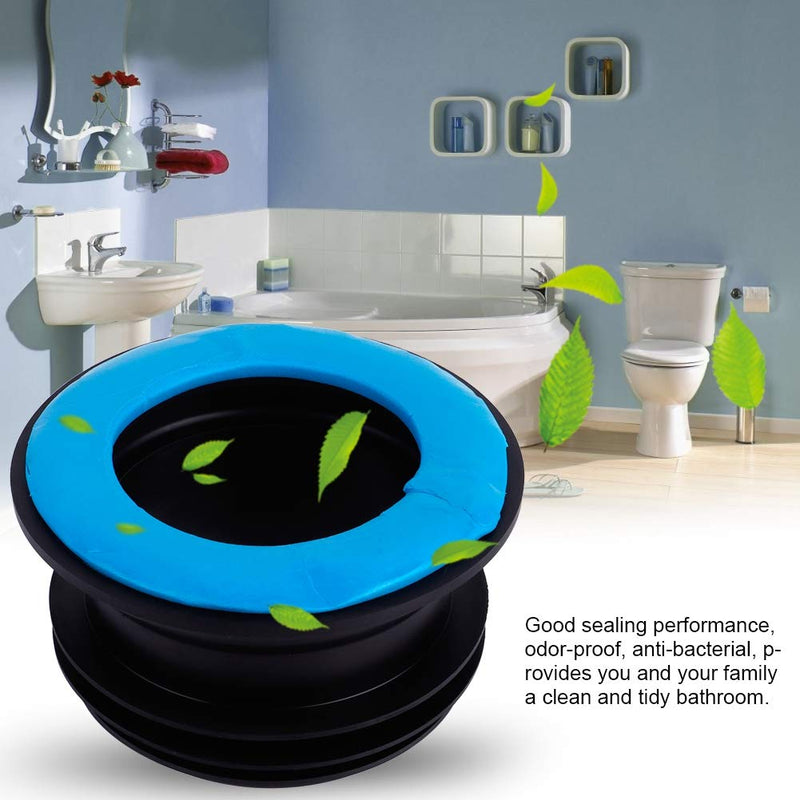 Toilet Rubber Ring, Leak Proof Rubber Toilet Bowl Gasket Durable Toilet Seal Ring for Toilet for Drain Pipe Sealing Suitable for 3" To 4"Outlet