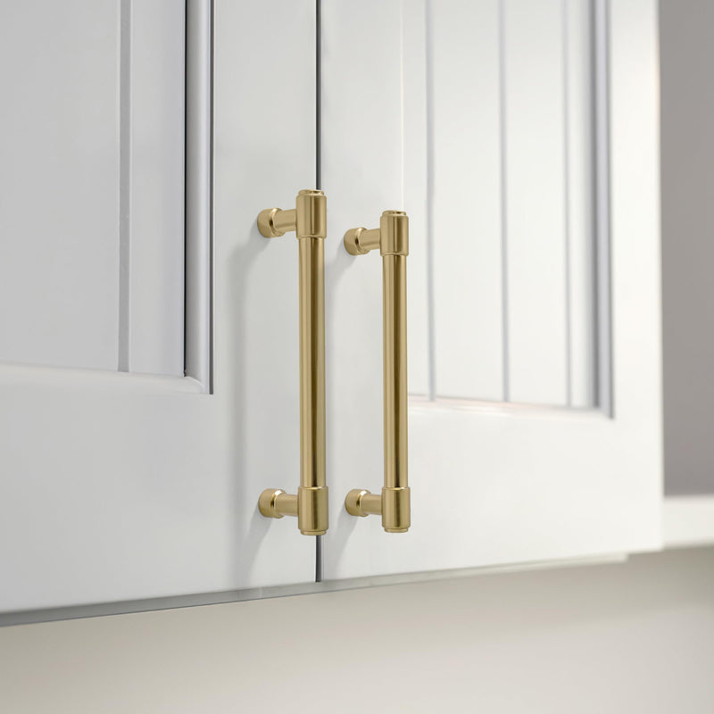 khtumeware 5 Pack 8 Inch(203mm) Champagne Bronze Kitchen Cabinet Pulls, Cabinet Handles Kitchen Cabinet Hardware for Cupboard Drawer Handles Dresser Pulls 8"(203mm) Hole Center