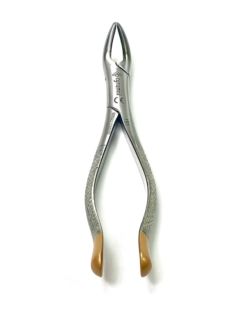 German Dental Extracting Forceps #151-Lower Bicuspid, Lower Incisor, Lower Root, Universal Extraction Forceps Dental Instruments -Cynamed