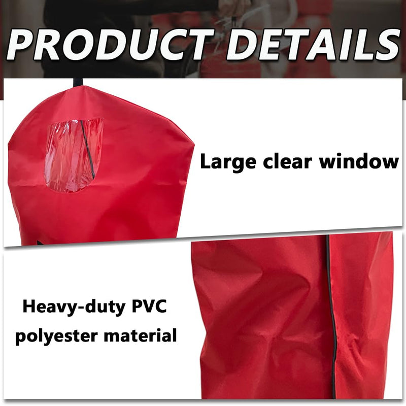 Fire Extinguisher Cover, Heavy Duty Fire Protective Sleeve from scuffs & scratches Accessories, 17"Wx22"L,1 Pcs (5-13LB) 5-13LB