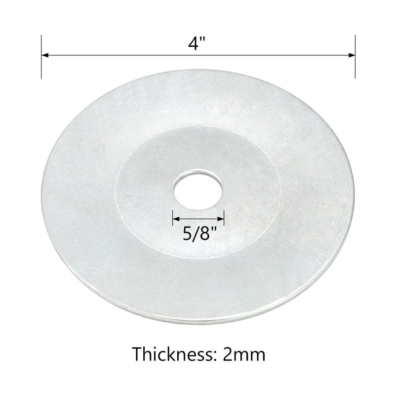 4’’ Airway Flange Kit Arbor Washer with 5/8’’Inner Hole Adapter for Angle Grinder-1Set