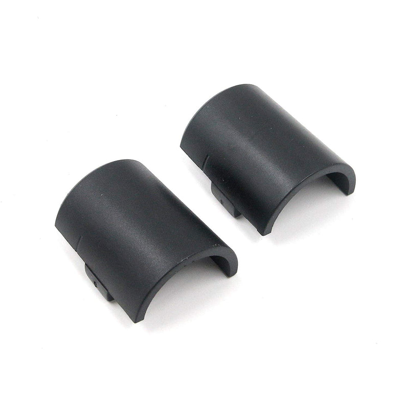 Geesatis Shelves Parts 6 Set / 12 Pack Wire Shelving Shelf Lock Clips Black Split Sleeves Shelving Metal Rack Locking Metro Clip for Diameter 1.5Inch / 38mm Shelving 38 mm / 1.5 inch