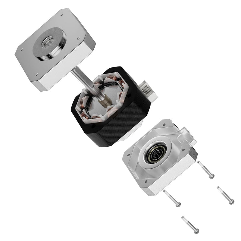 FDM 3D Printer Stepper Motor 42-34,2 Phases 1A 1.8 Degrees 0.4 N.M Stepper Motor 3D Printer Extruder, for Creality Ender-3 Series and CR-10 Series E-axis (42-34(2Pcs)) 42-34 2PS
