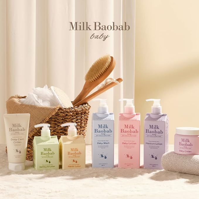 Milk Baobab Official Baby Line (Organic Baby Lotion, 16.9 fl oz (500 ml) - NewNest Australia