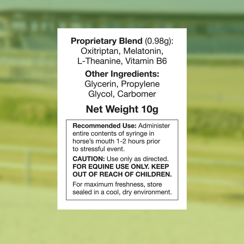 SynChill AF Calming Gel for Nervous Horses - Single Serving - Advanced Formula with L-Theanine, Increased Potency, 100% Natural Supplement, Disposition & Confidence Support for Horses - PawsPlanet Australia