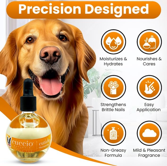 Warren London Dog Cuticle & Nail Revitalizing Oil | Moisturize, Strengthen, and Nourish | Vitamin E - Cruelty-Free, Non-Greasy Formula | Gentle Daily Care for Healthy Dog Nails & Paws - PawsPlanet Australia