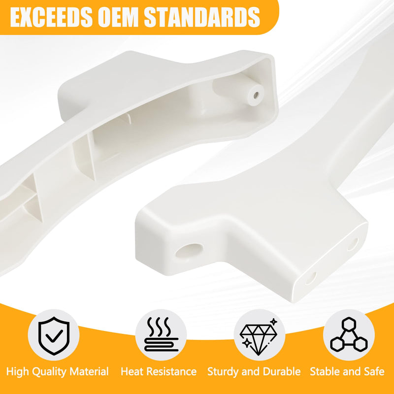 Criditpid WBL100 Heater Legs Support for Dyna Glo and Comfort Glow Heater, Vent-Free Wall Heater Base Legs Stand Bracket, Floor Mounting Kit, Replacement Dyna Glo WBL100 Heater Legs Parts, 2-Pack