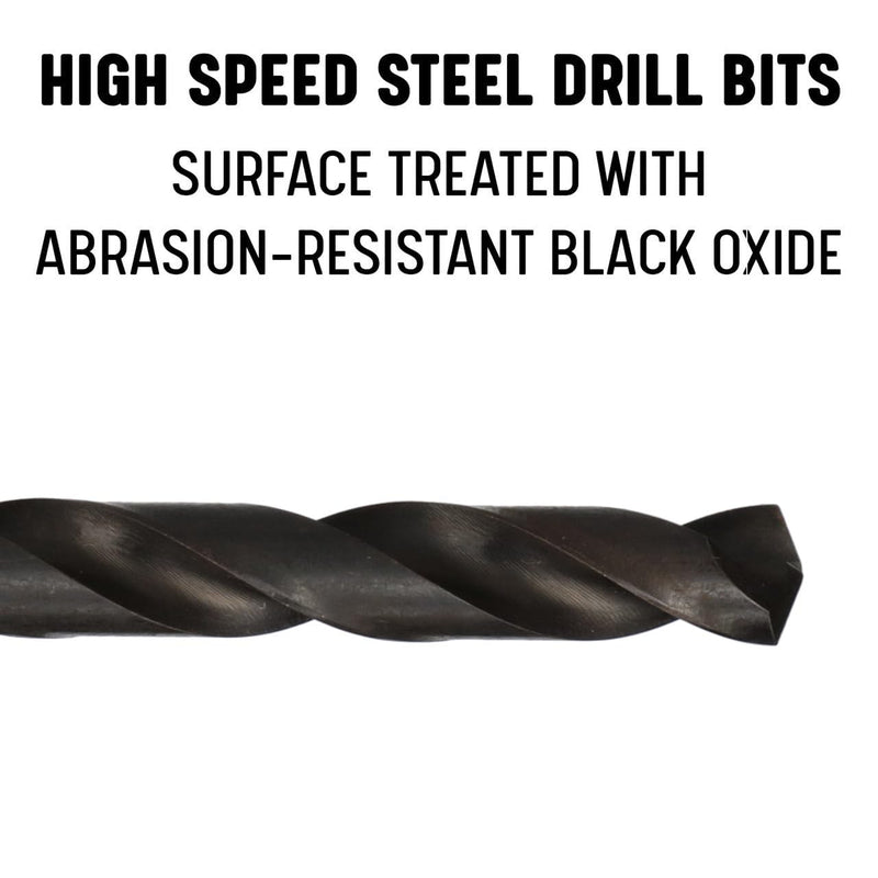 Drill America Z High Speed Steel Split Point Drill Bit (Pack of 6), DWDSP Series "Z"