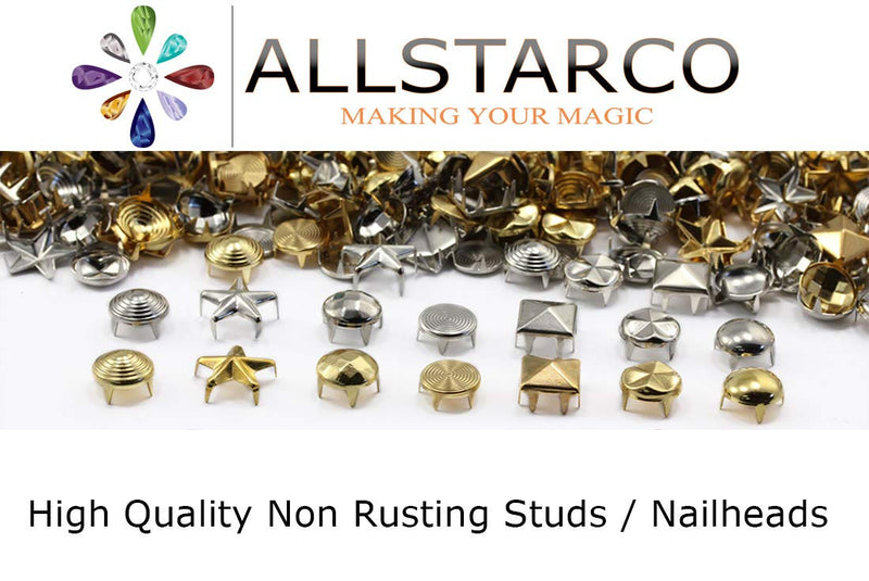 8mm Crystal CH38 Bedazzler Refills Rhinestones Preset Gemagic Studs Nailheads in Rims for Garment Embelishments Leatherwork DIY Crafts Decorate Shoes, Belts, Tee Size 34-50 Pieces Crystal Clear CH38 8mm