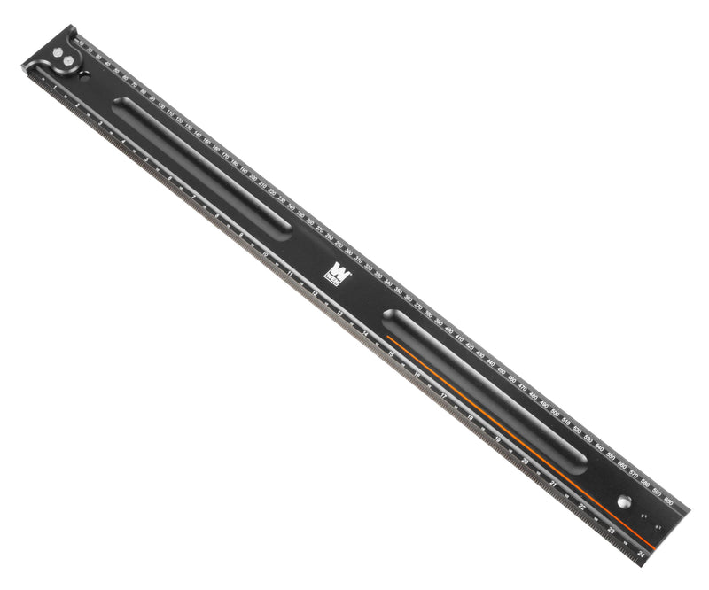 WEN 24-Inch Measuring Ruler With Hook Stop (ME824R)