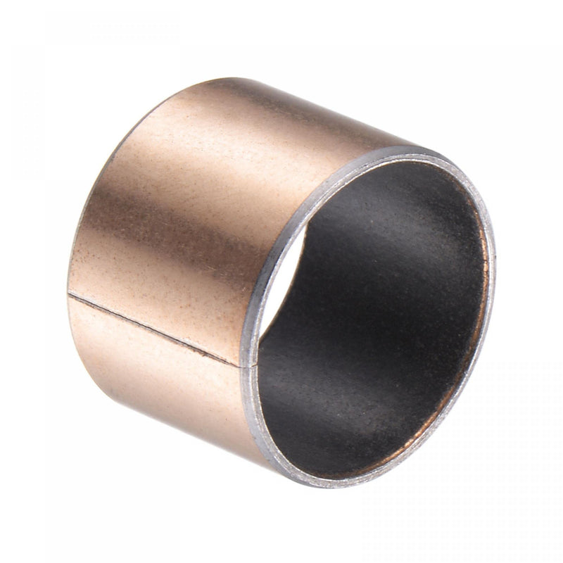 uxcell Sleeve Bearing 18mm Bore 20mm OD 15mm Length Plain Bearings Wrapped Oilless Bushings 2pcs 18x20x15mm