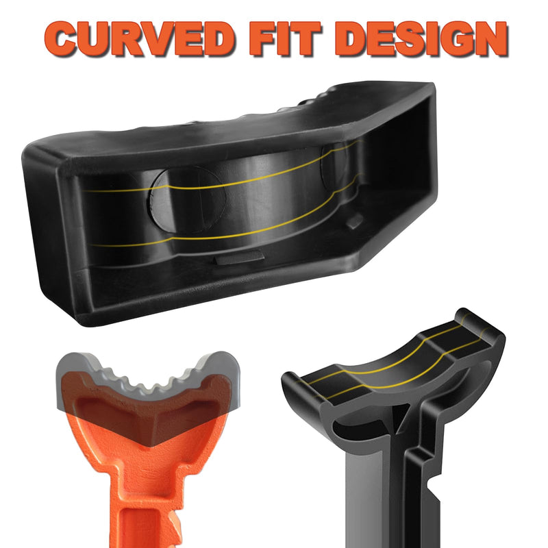 6Ton Car Jack Stand Rubber Pad Slotted Lift Floor Adapter Repair Tool Frame Rail Pinch Weld Lifting Universal Repair Tools Safety Grip Pads 6 Ton