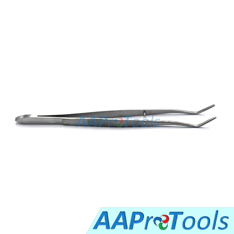 Meriam Foil Dental Cotton Tweezer Serrated Angled Beak Dressing Pliers Surgi Forcep Diagnostic Instruments