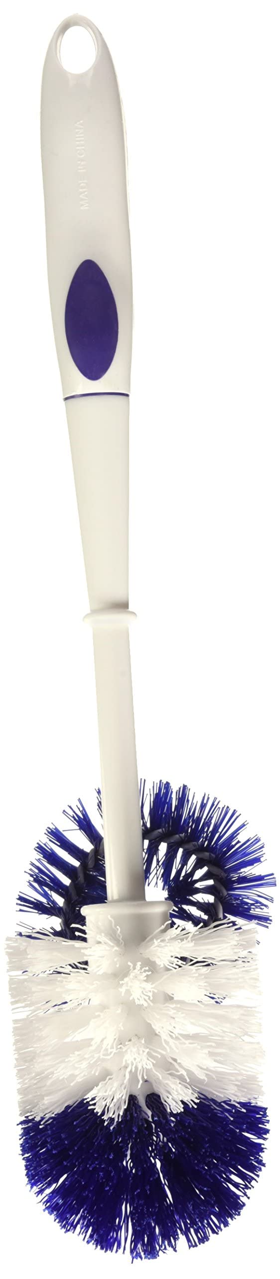 Rubbermaid Toilet Bowl Brush with Caddy Holder, with Caddy Holder, Cobalt Blue (FG6B9204COBLT) Under Rim Brush - NewNest Australia